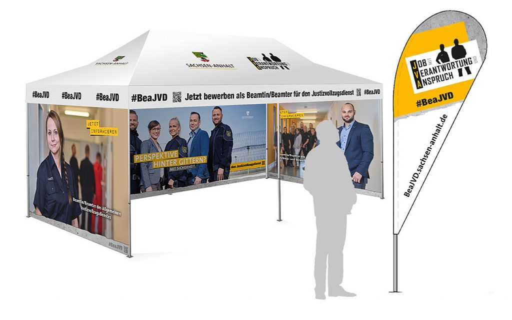 Justizvollzug Sachsen-Anhalt: Recruiting-Kampagne 11 07 Outdoor - Kai Spaete Fotografie